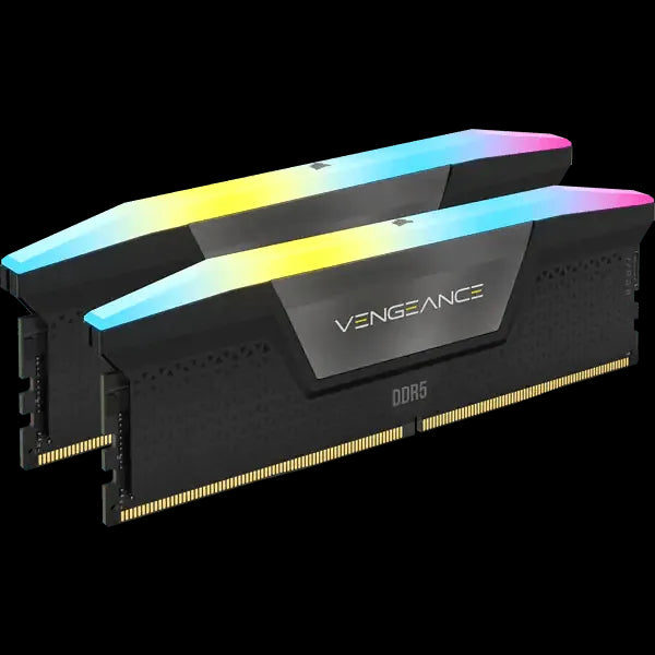 Corsair VENGEANCE RGB 7200MHz 32GB (2x16GB) Black C36 (DDR5) - Anigma